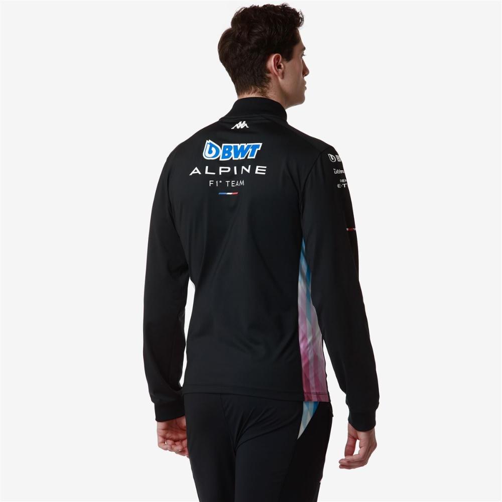 Chaqueta Oficial Kappa Men Adriso ALPINE F1 Black Blue White