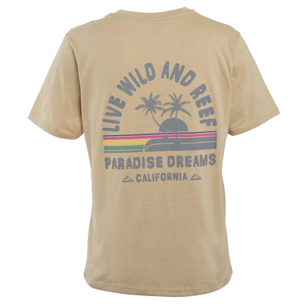 Polera Manga Corta Live Wild Beige