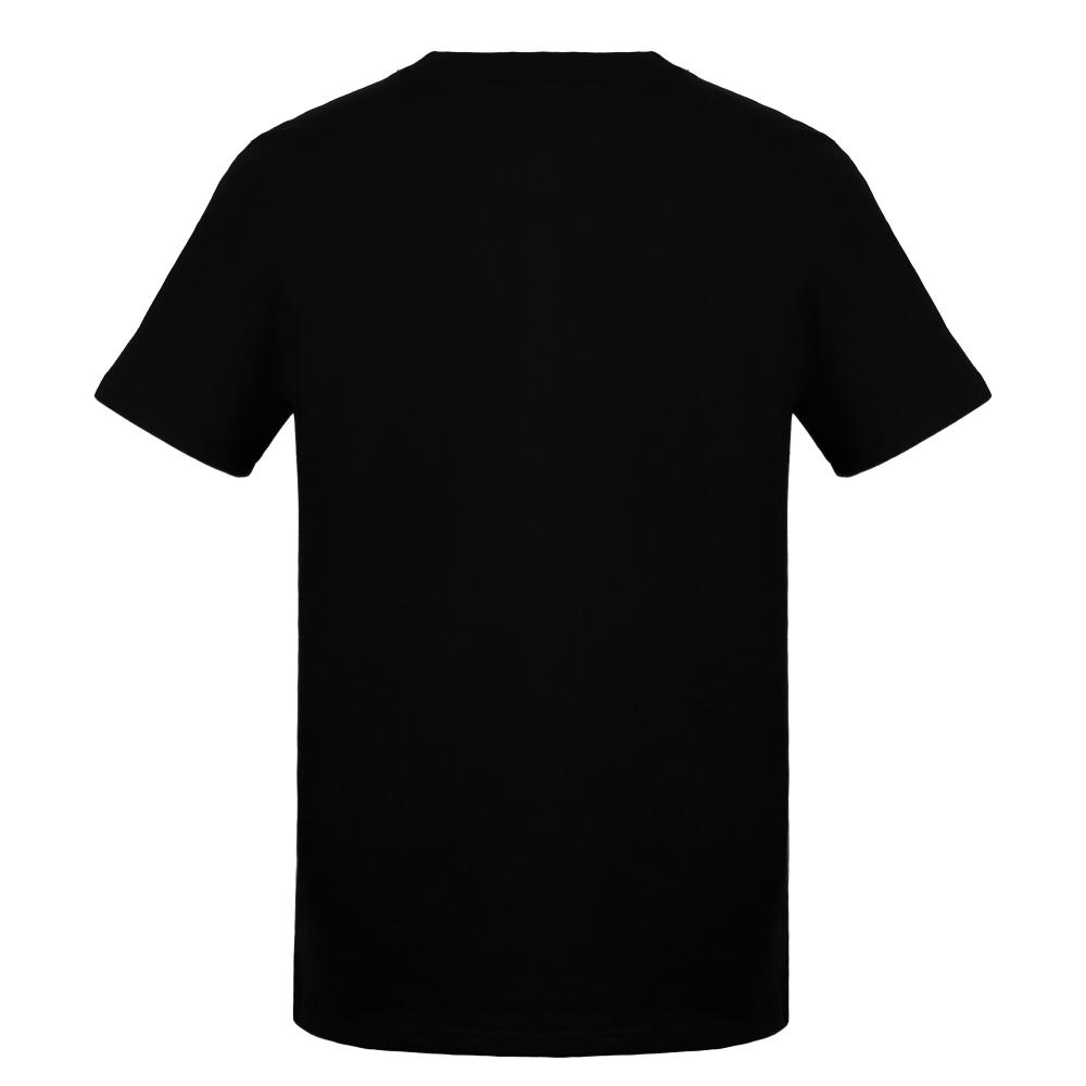 Polera Kappa Men Logo Topographic Black