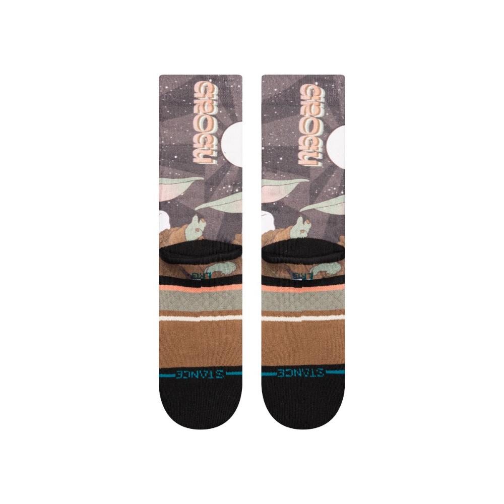 Stance Sock Kids Star War Grogu By Jaz Splatter Grey