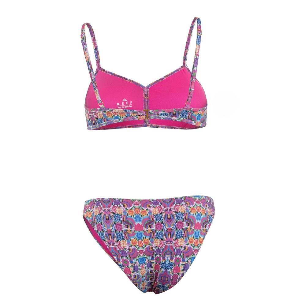 Bikini Purple Flowers Print