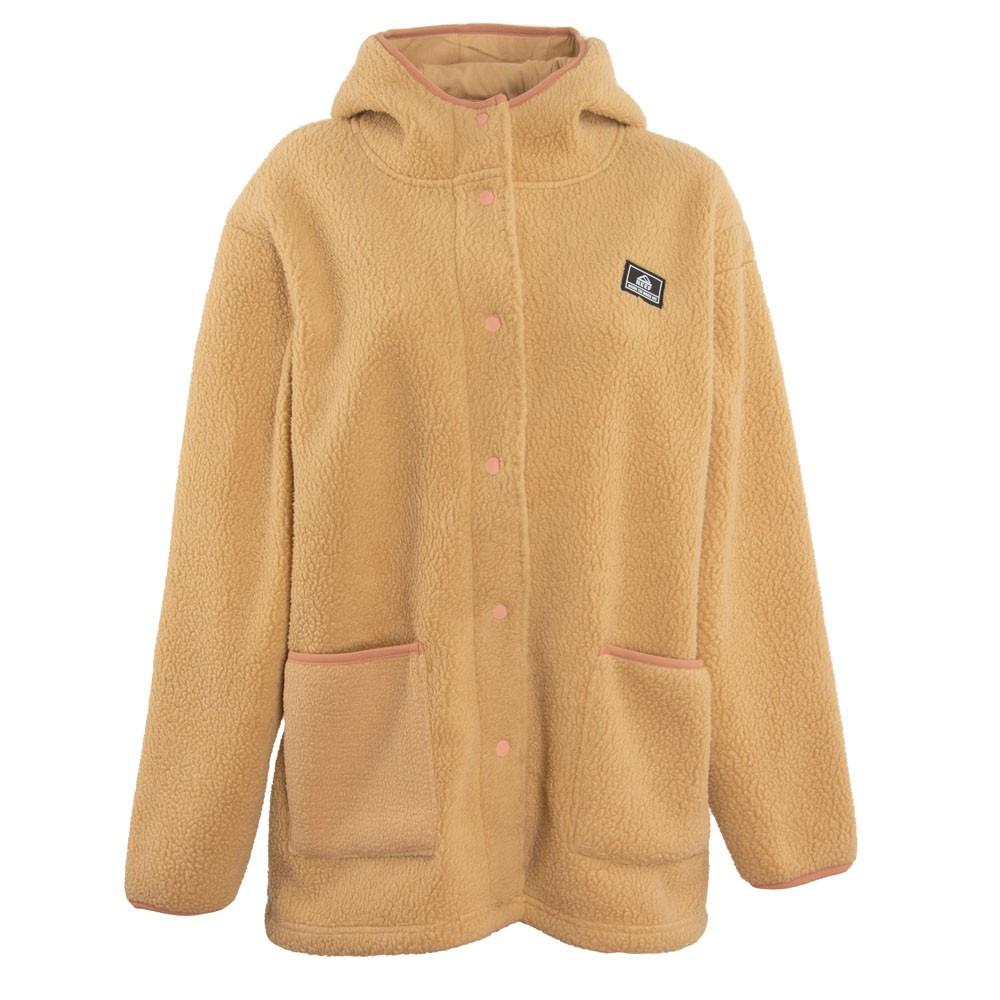 Chaqueta Women Sherpa Botones marrón