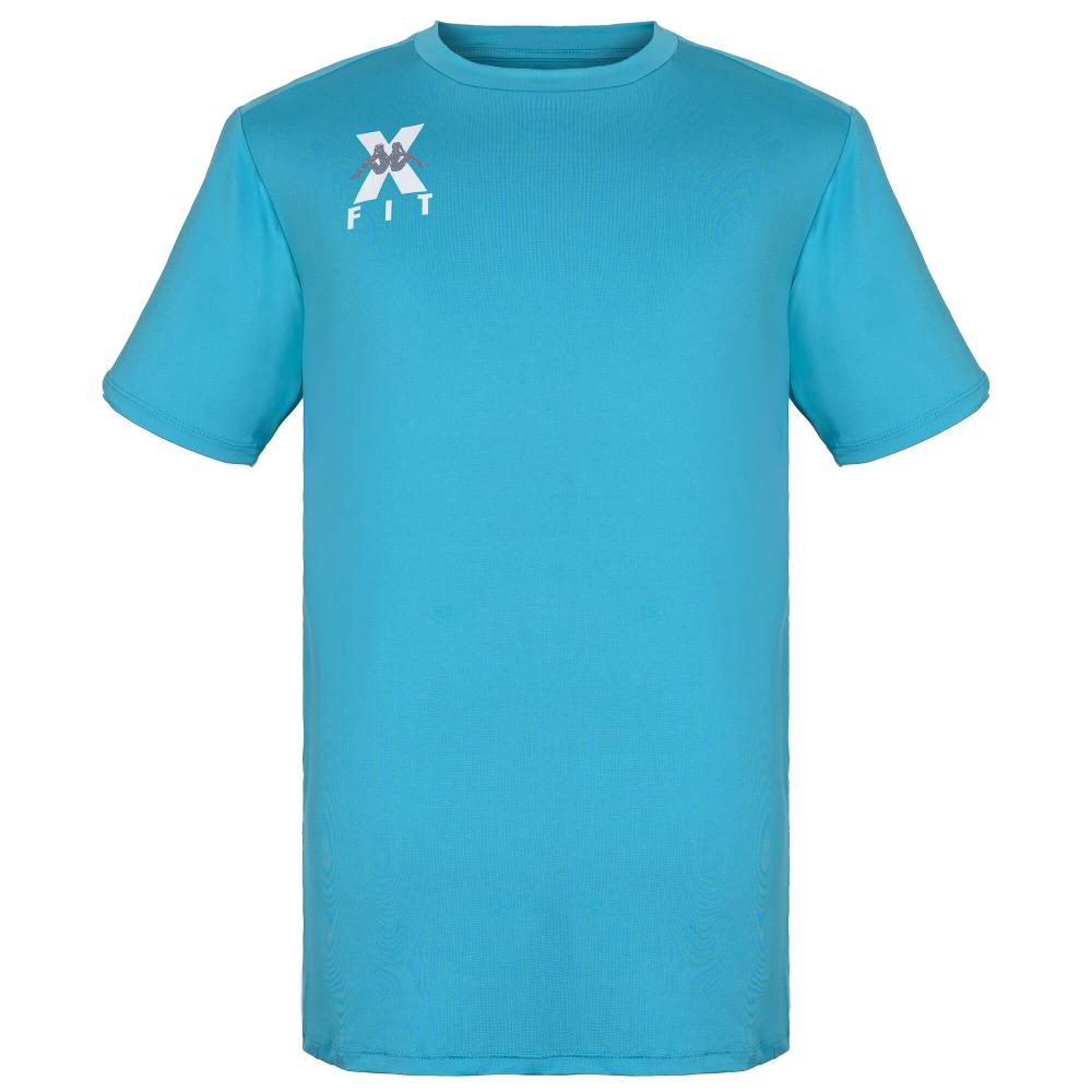 Polera Men Kappa Kombat X Fit Turquoise