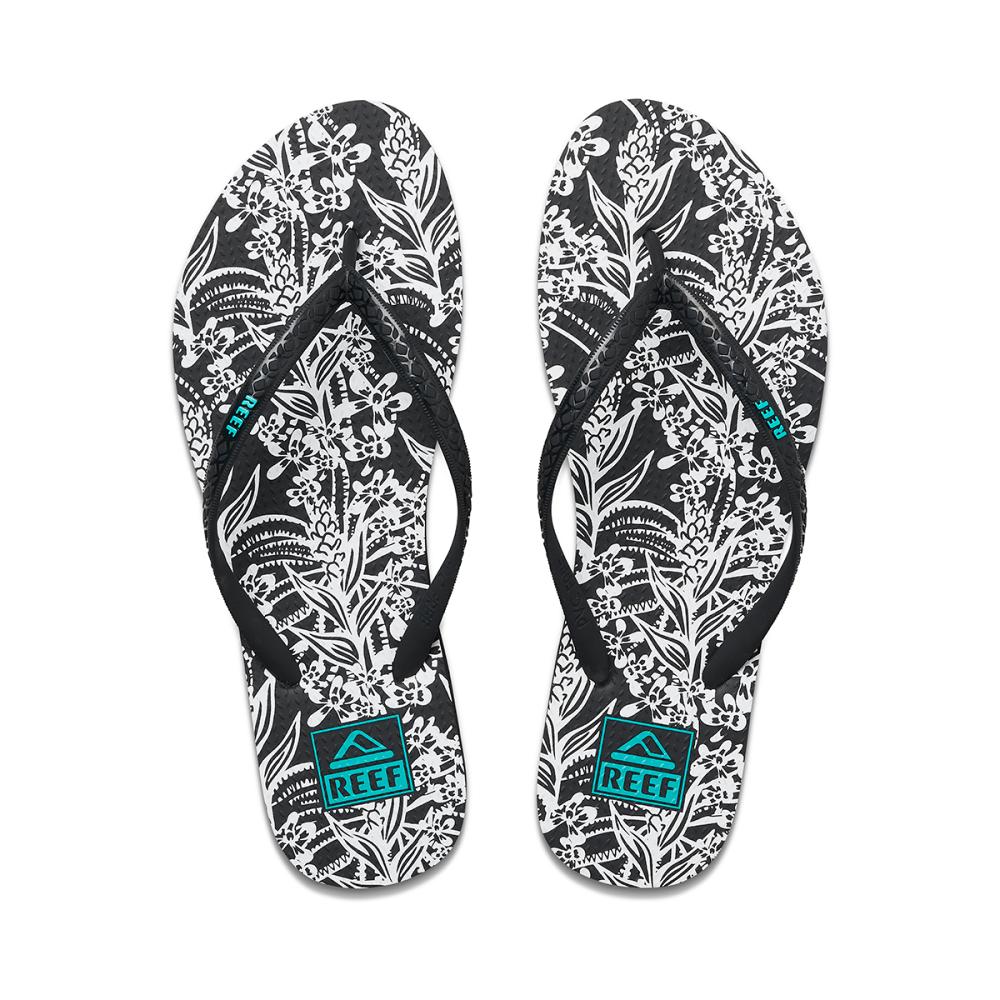 Sandalia Women Seaside Prints Black White