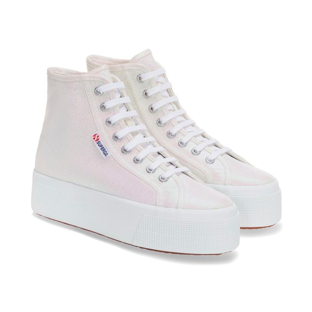 Zapatilla 2708 Hi Top Lame Iridescent