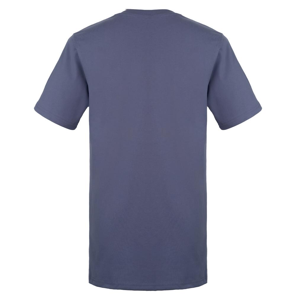 Polera Kappa Men Logo Topographic Blue