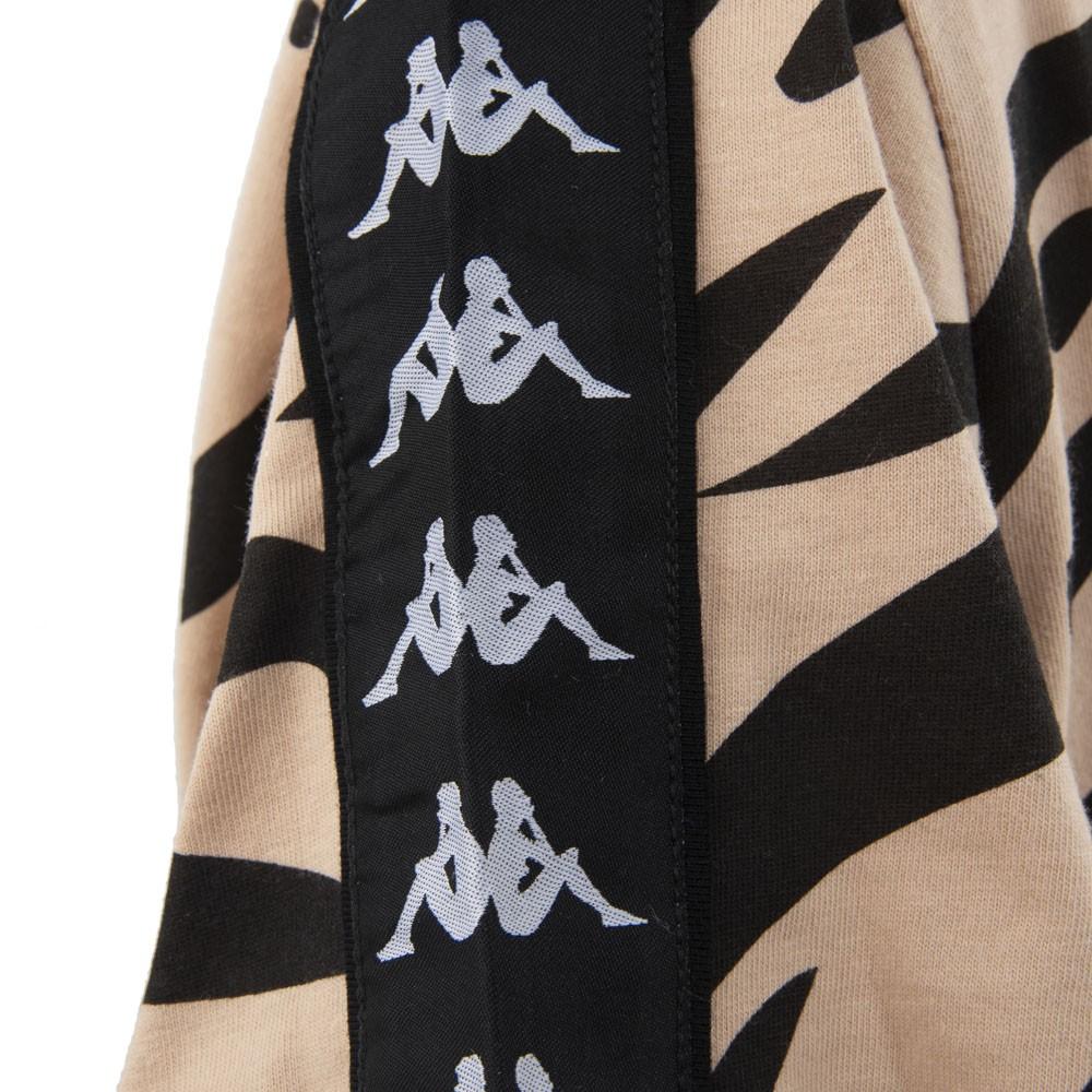Polera Crop Top Animal Print 2201 Women Beige Banda Negra