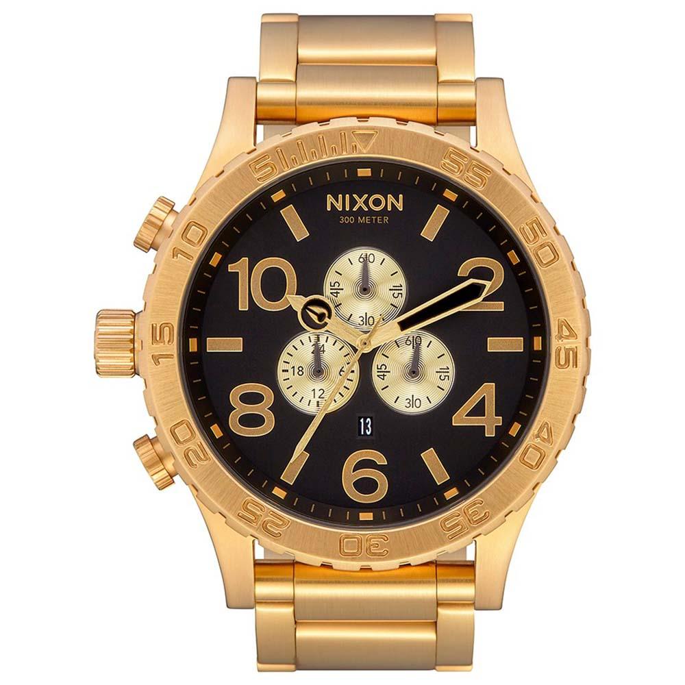 Reloj 51-30 Chrono All Gold Black Nixon