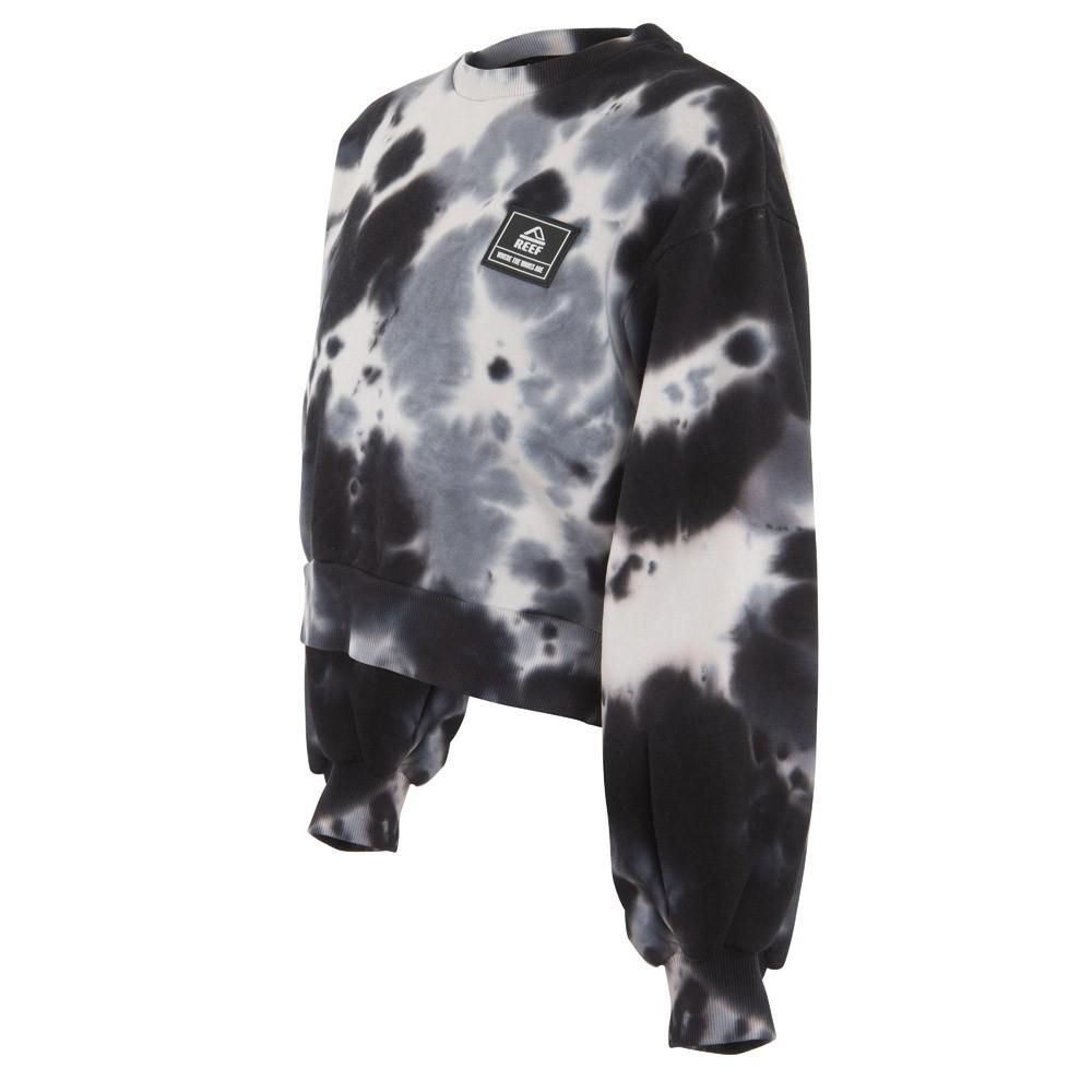 Poleron Girls Crop Black Grey White