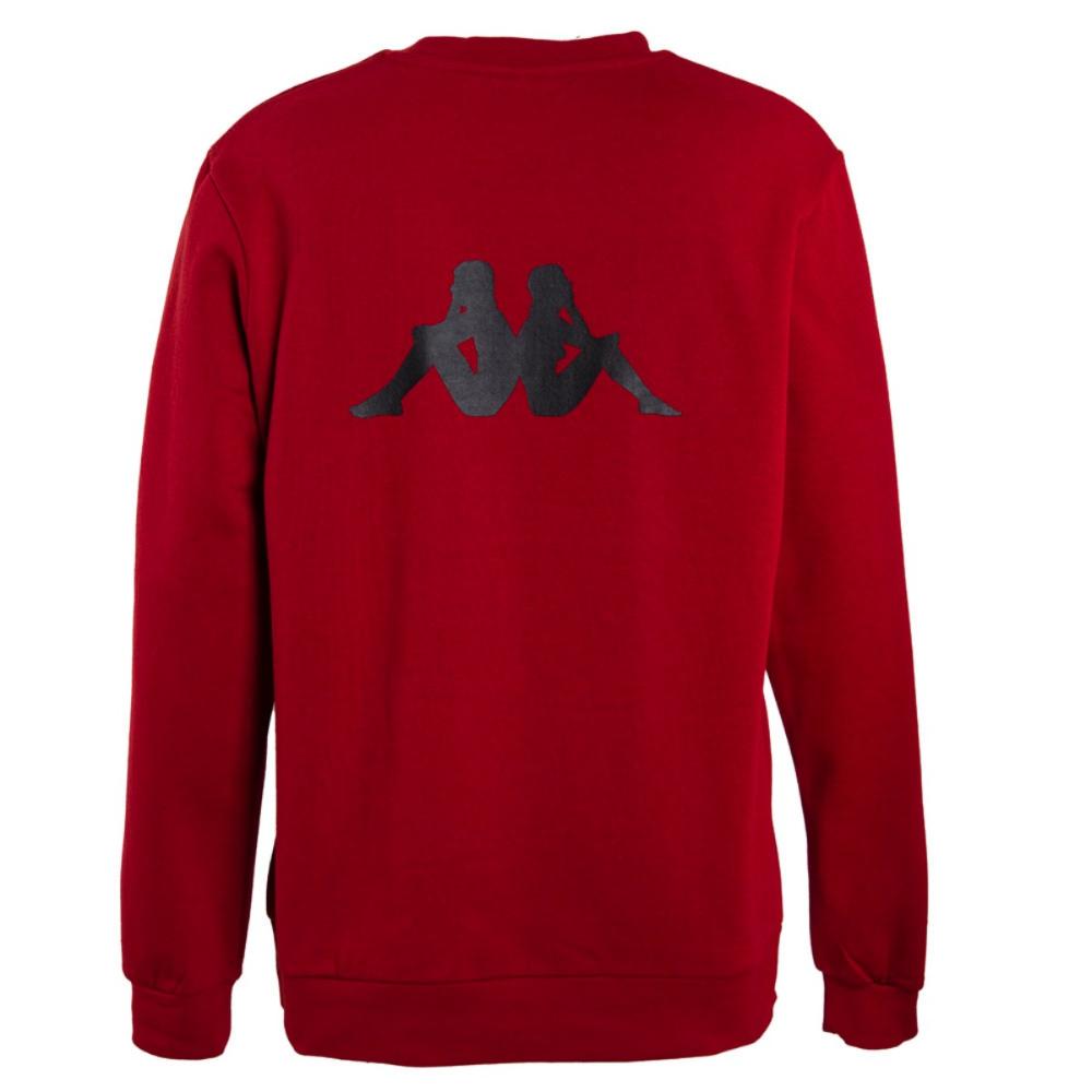 Poleron Men Crew Red Black