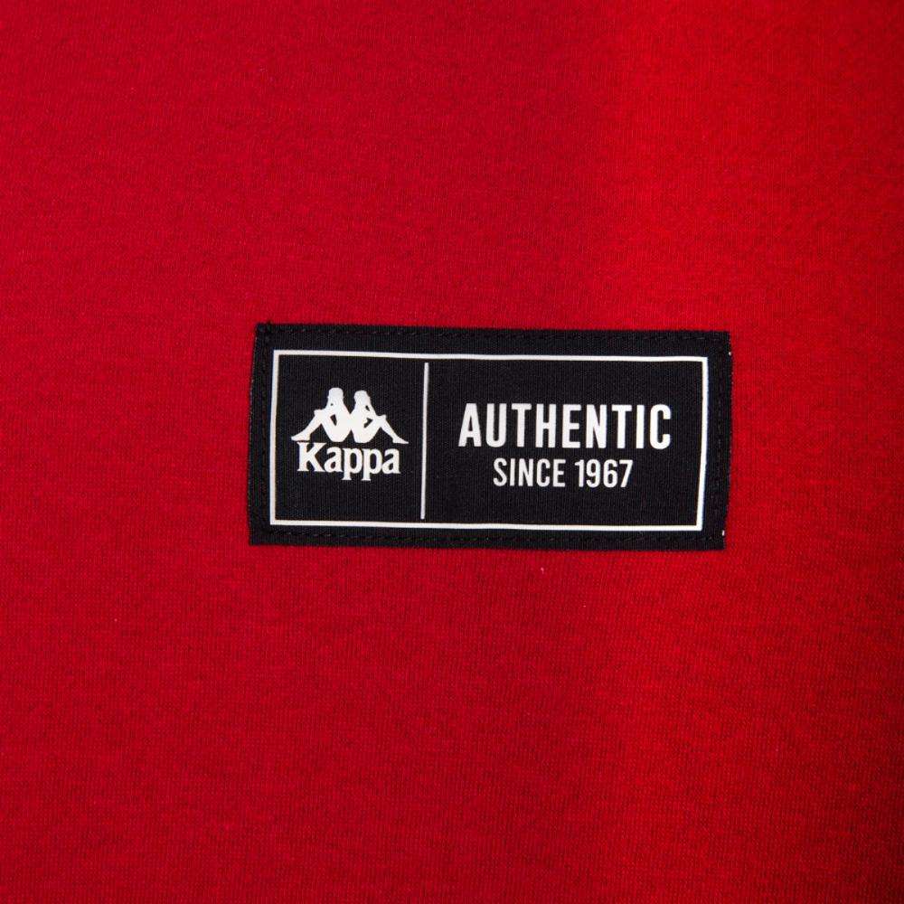 Poleron Men Crew Red Black