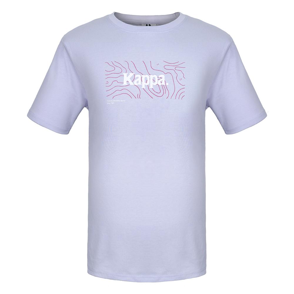 Polera Kappa Men Topographic Lilac
