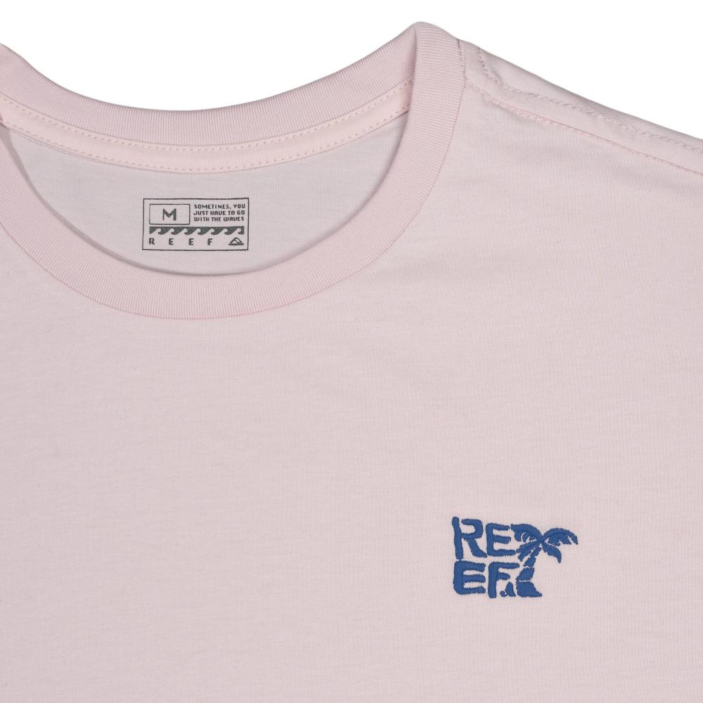 Poleras M/C Reef Hombre Rosado