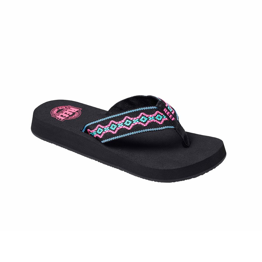 Sandalia Women Sandy Black Neon