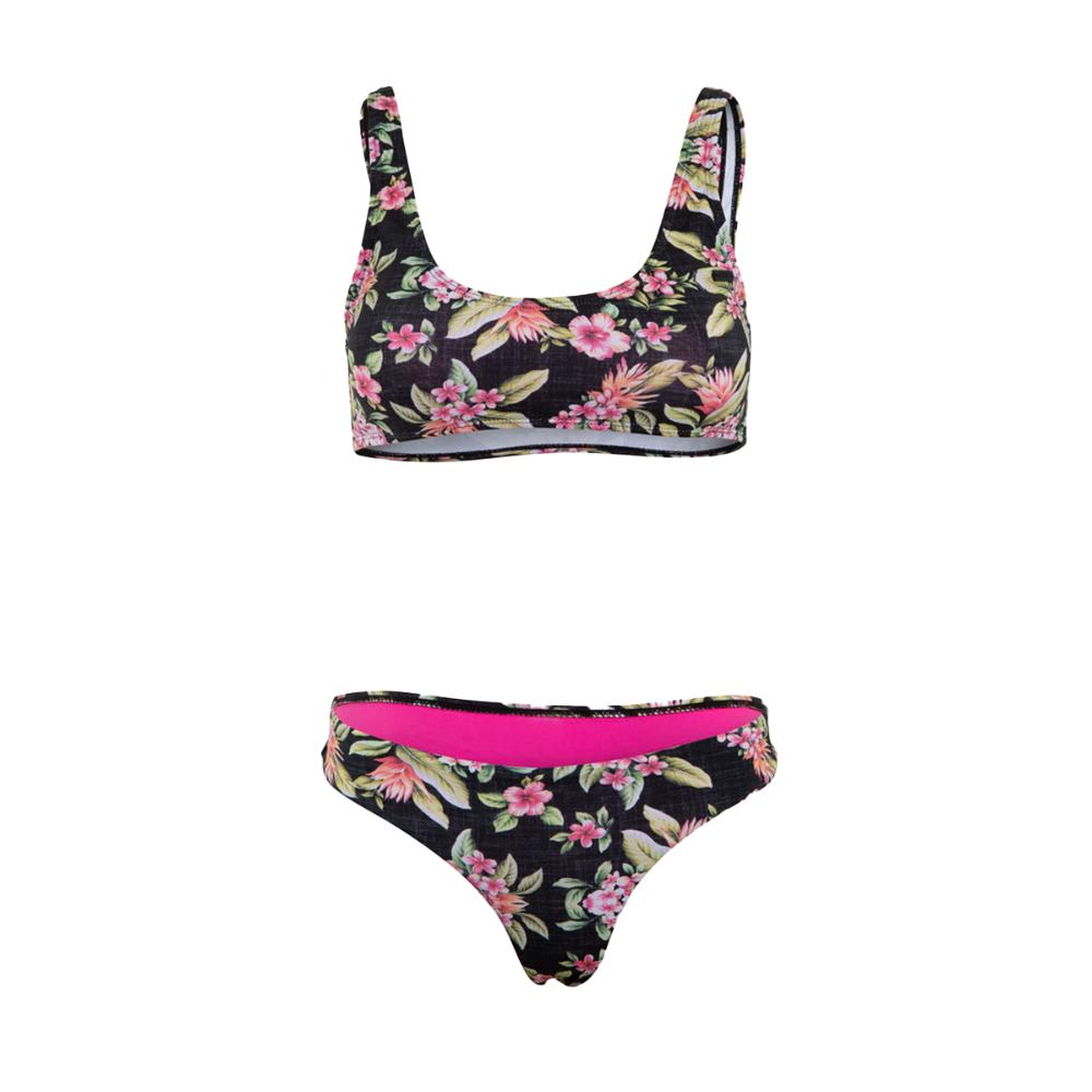 Bikini Fit In Black Floral