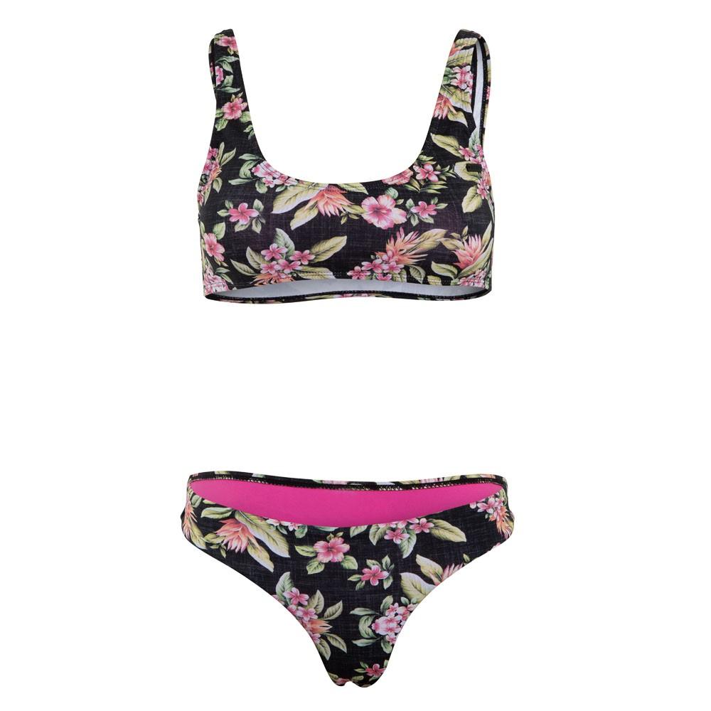 Bikini Fit In Black Floral