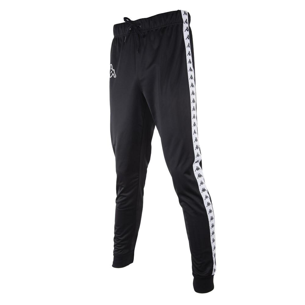 Pantalon Men Black Banda White Black
