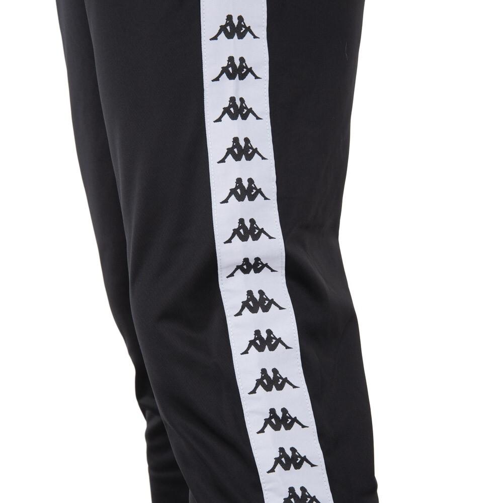 Pantalon Men Black Banda White Black