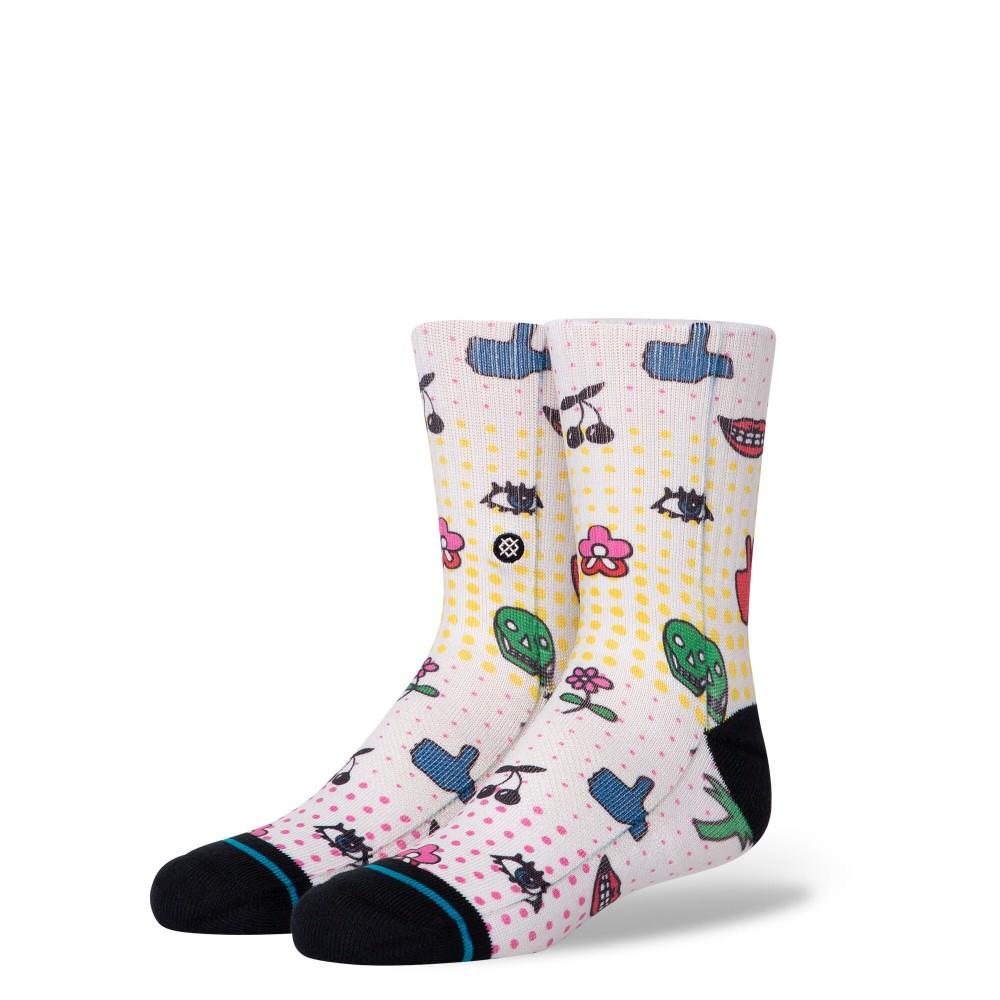 Stance Sock Spark Kids Cream