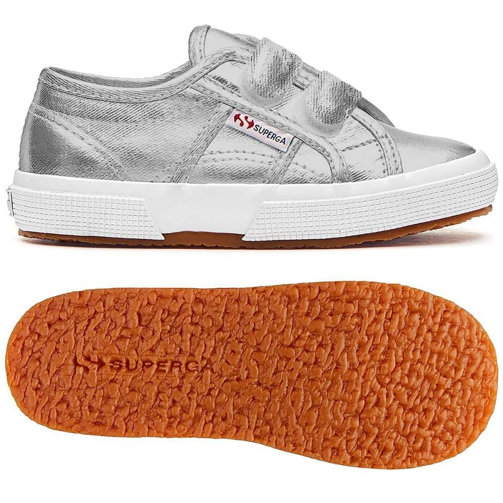 Zapatilla 2750 Cotmetstrapsj Grey Silver Superga