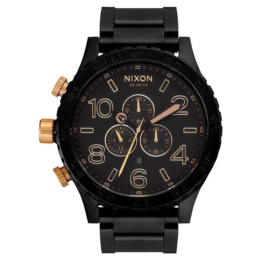 Reloj 51-30 Chrono Matte Black Gold Nixon