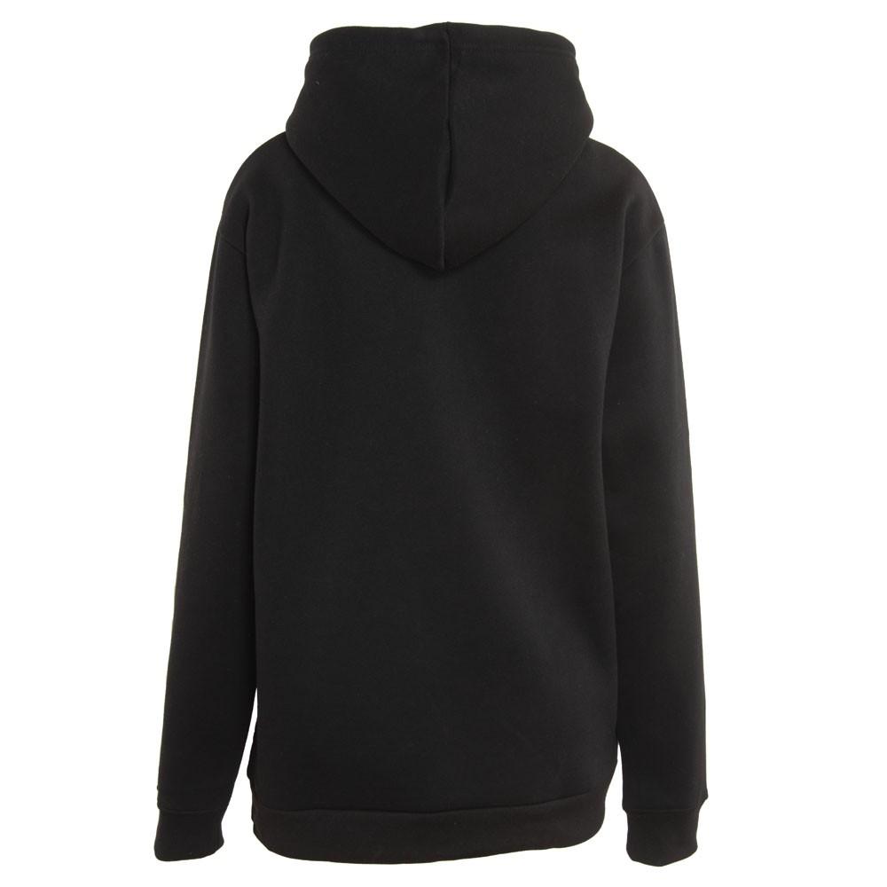 Poleron Men Hoodie Black Burgundy