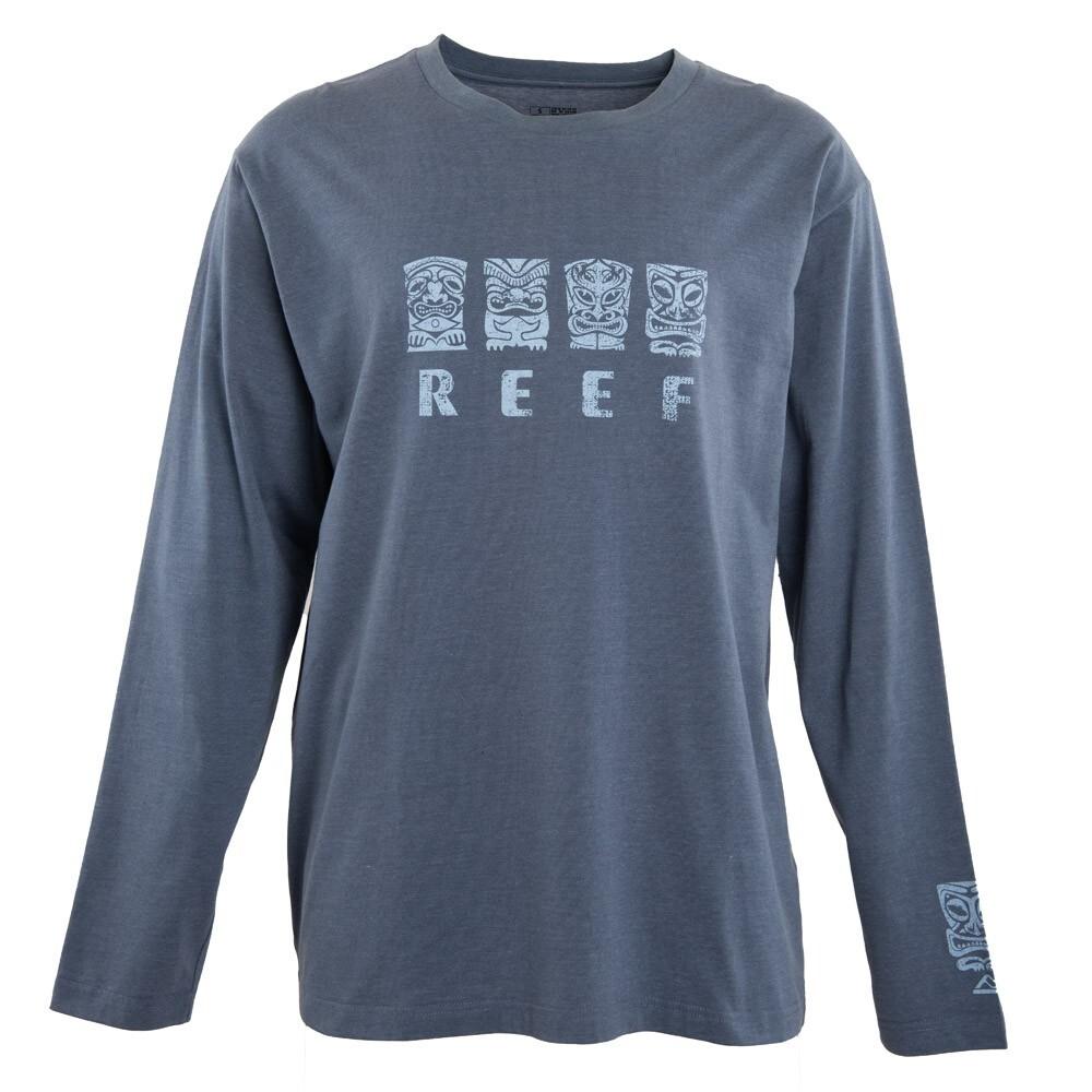 Polera Manga Larga Men Tiki Blue