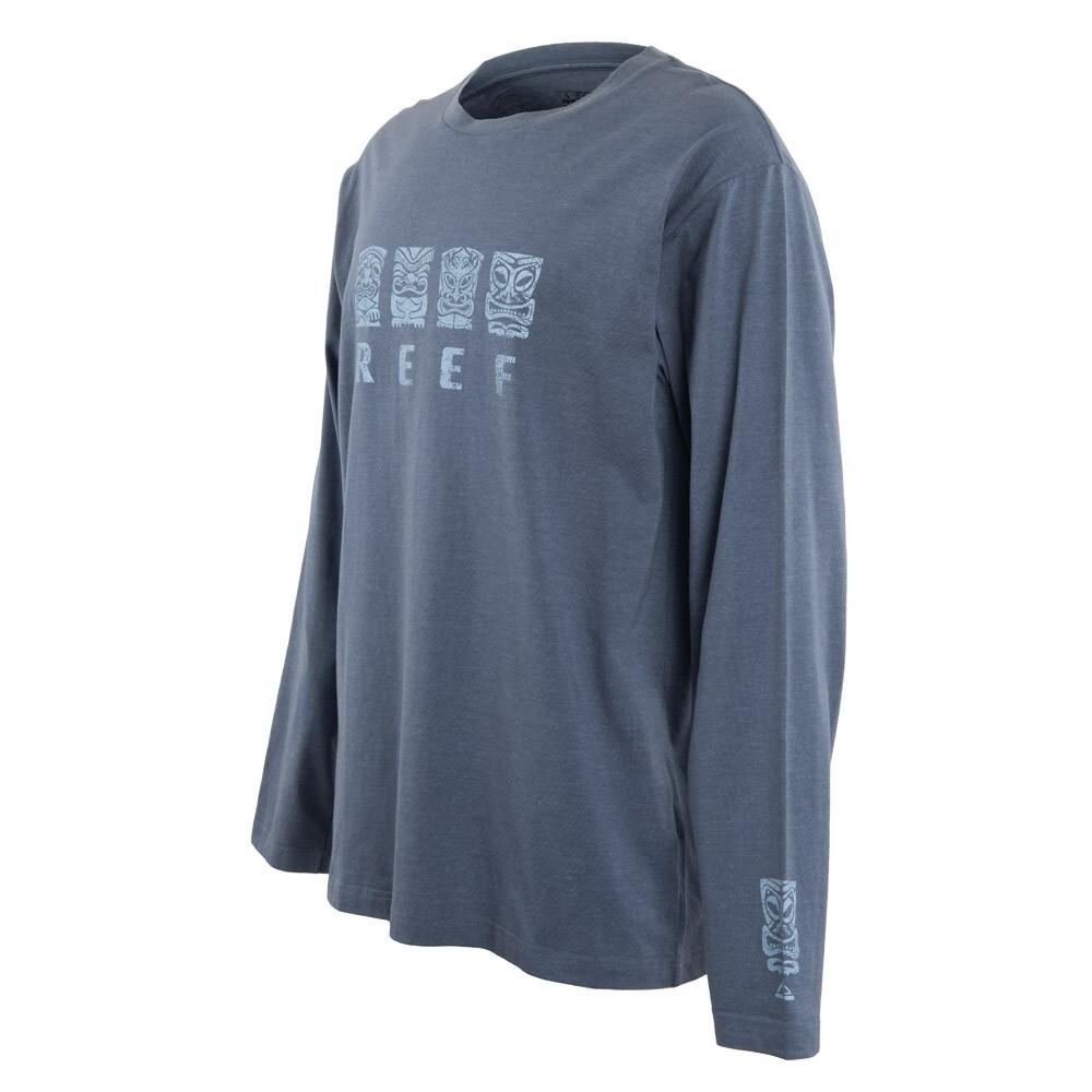 Polera Manga Larga Men Tiki Blue