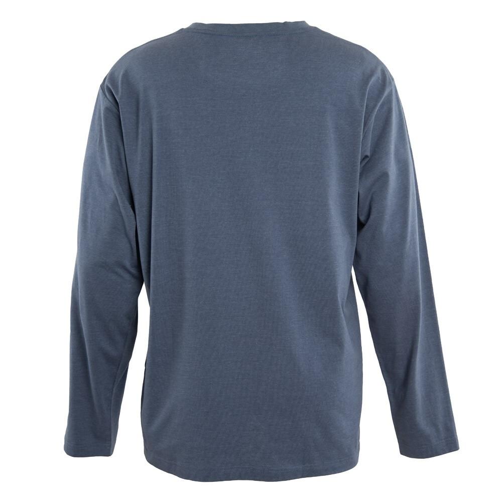 Polera Manga Larga Men Tiki Blue