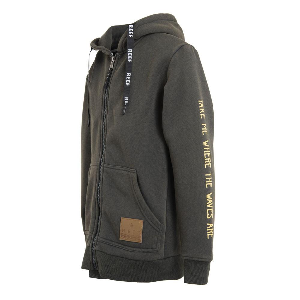 Poleron Boys Full Zipper Light Black