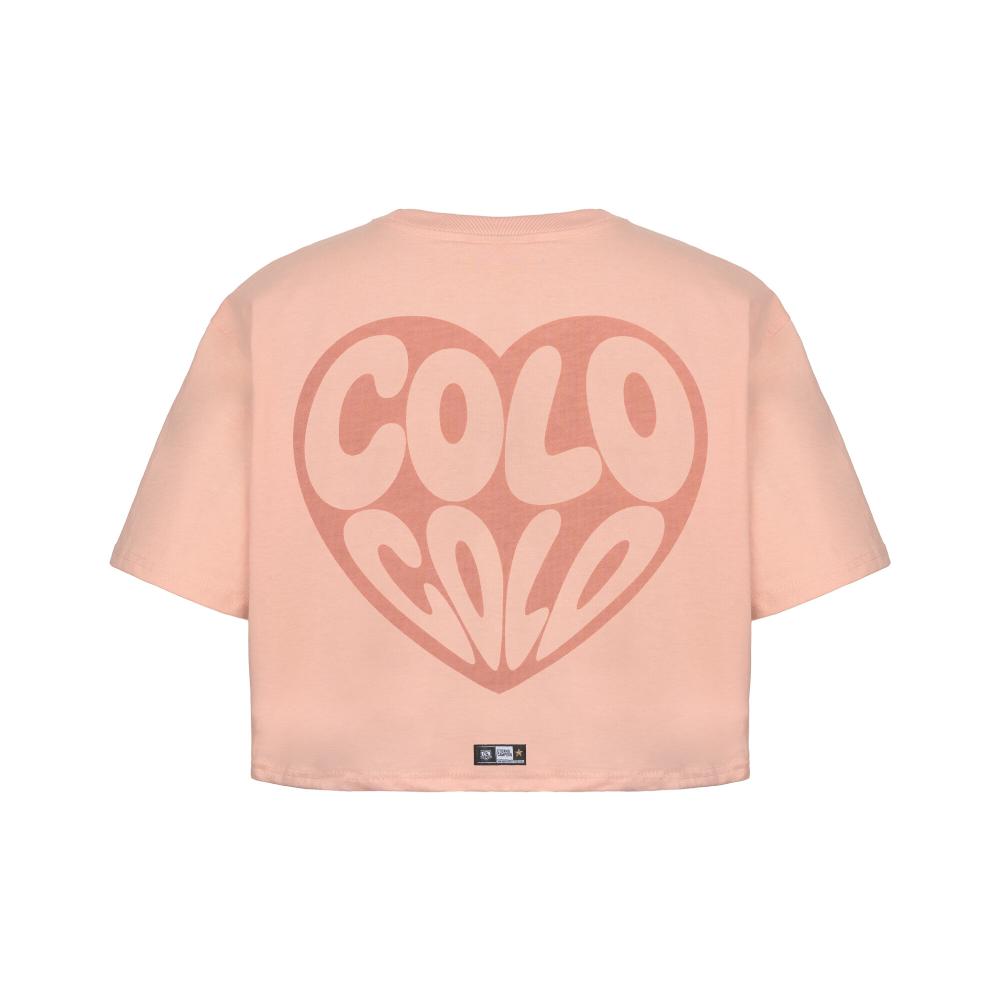 Polera Colo Colo Mujer Que lindo ser del Colo Colo Rosa