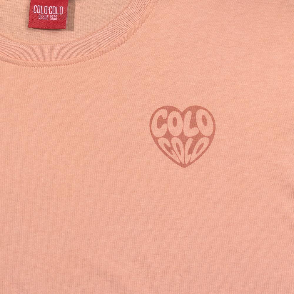 Polera Colo Colo Mujer Que lindo ser del Colo Colo Rosa