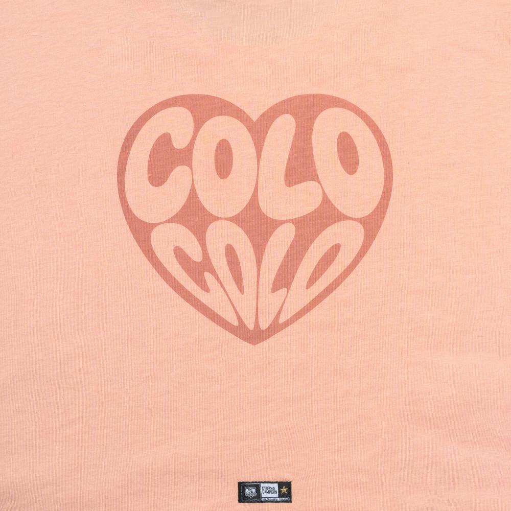 Polera Colo Colo Mujer Que lindo ser del Colo Colo Rosa