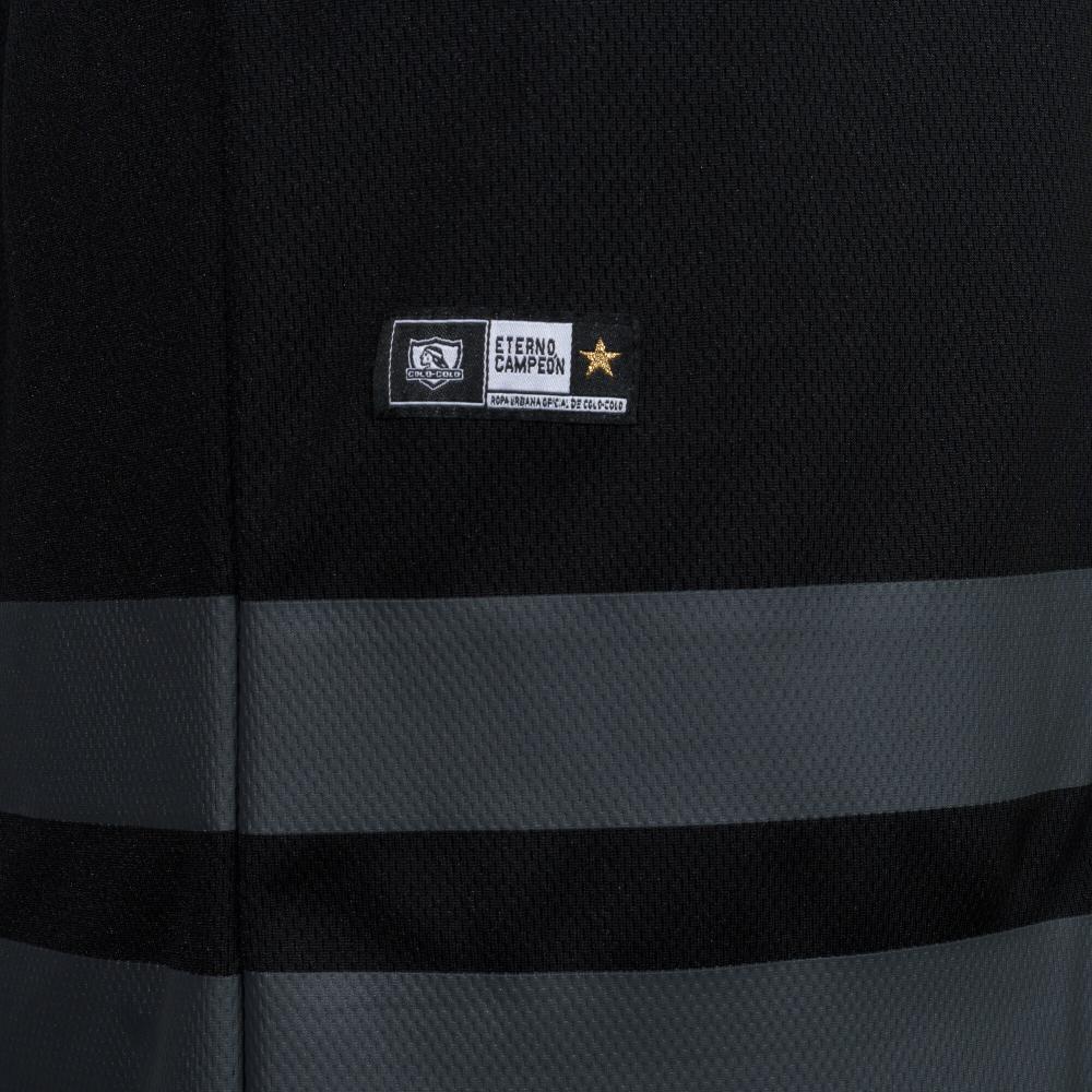 Polera Colo Colo Hombre Como no te voy a querer Negro