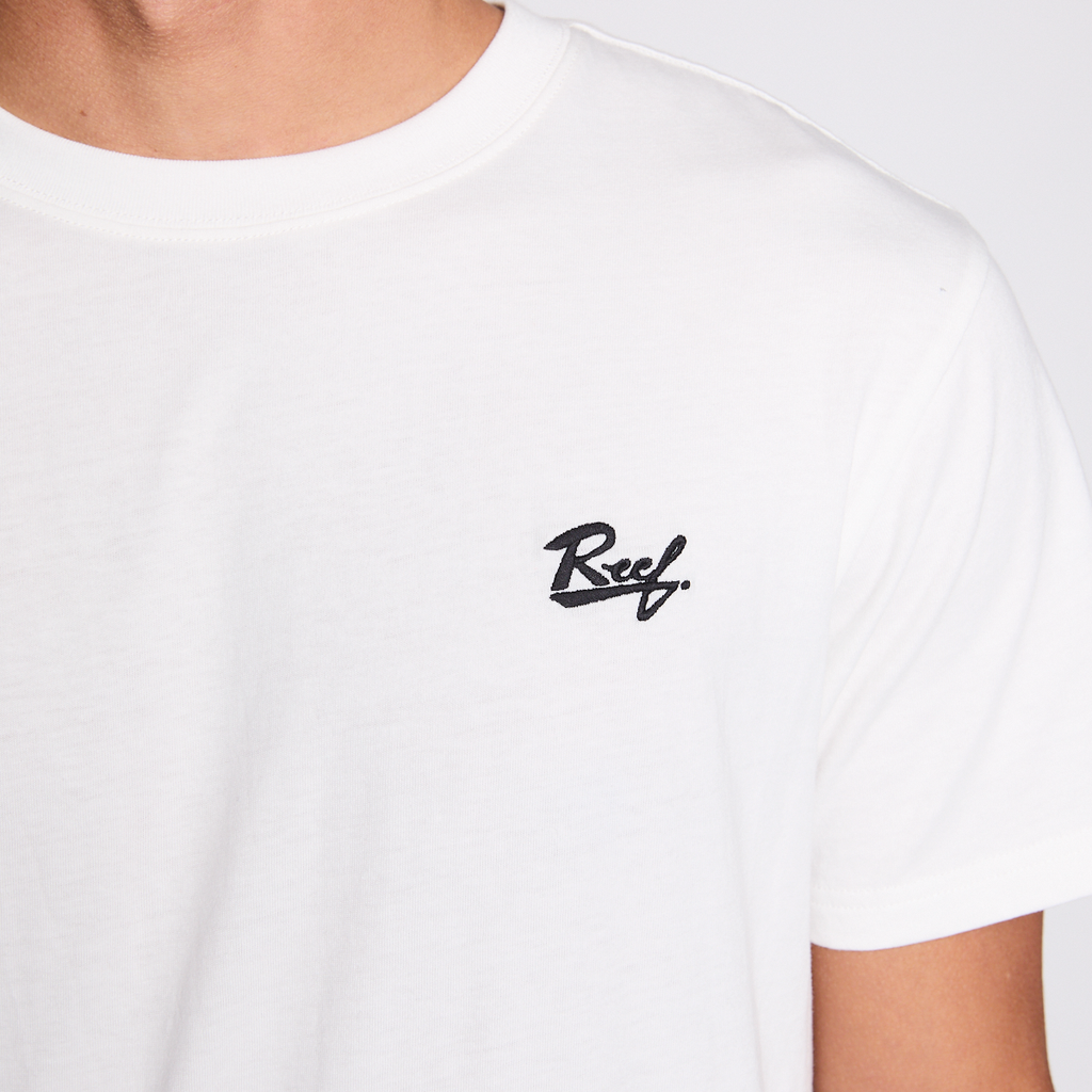 Polera Reef Men Surf Vibes White