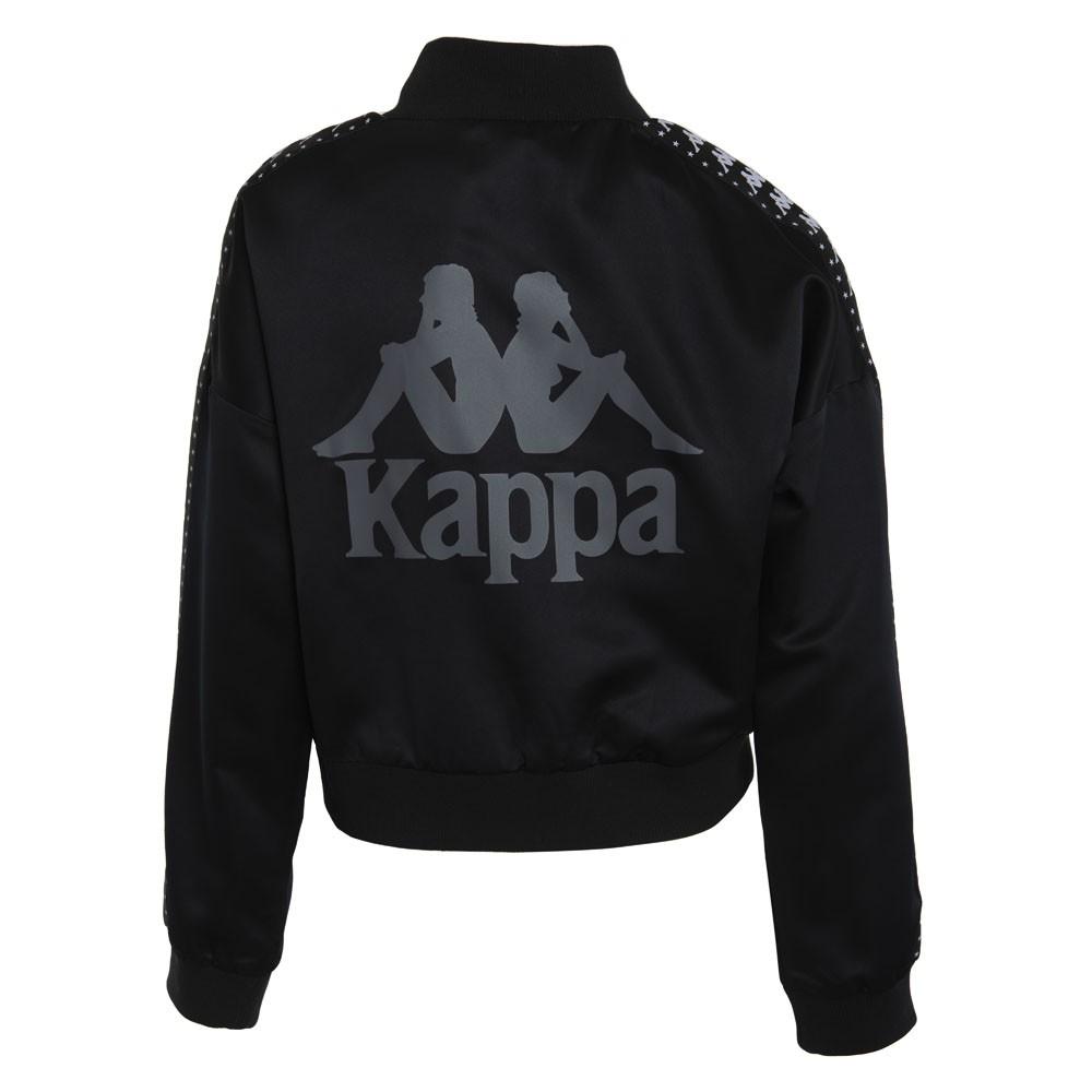 Chaqueta Women Crop Black Omini Silver