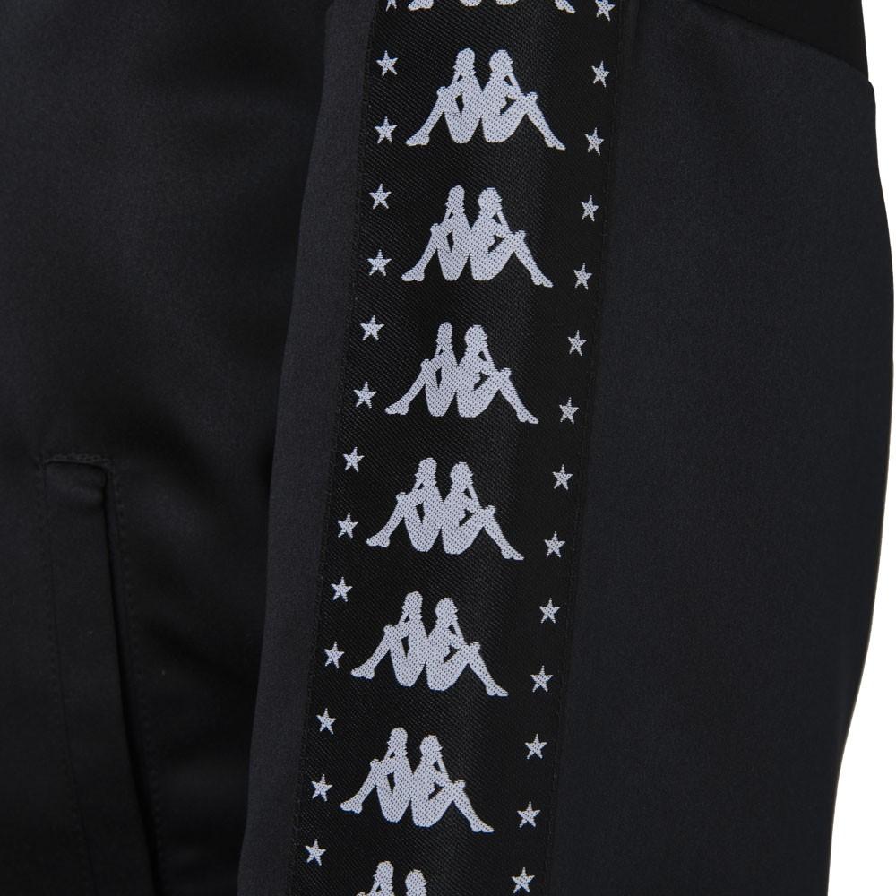 Chaqueta Women Crop Black Omini Silver