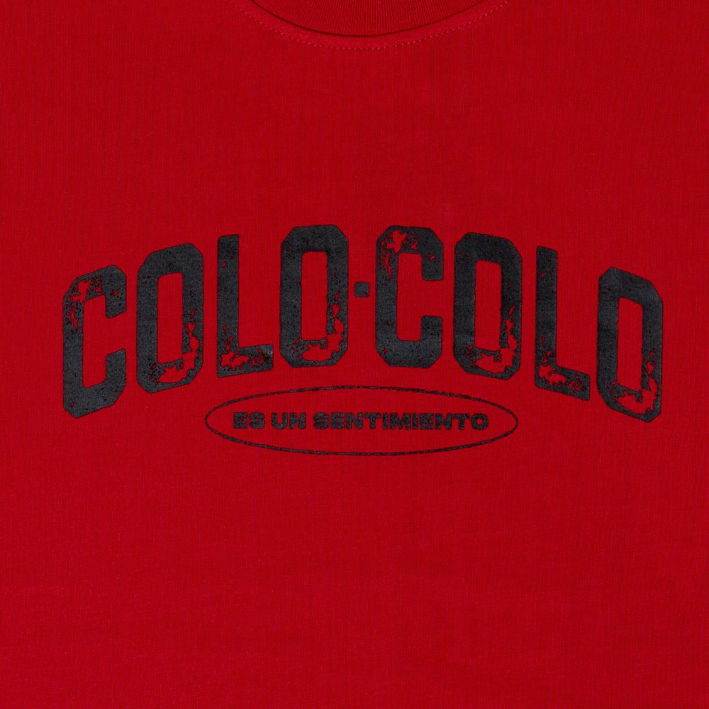 Polera Colo Colo Hombre Es un sentimiento Rojo