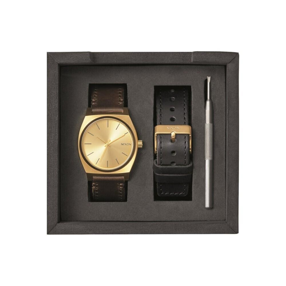 Reloj Time Teller Pack All Gold Black