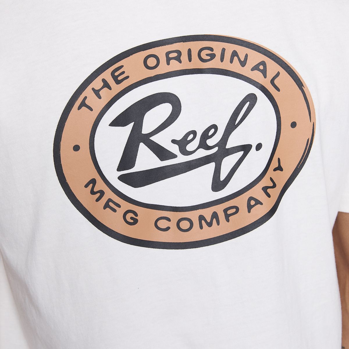 Polera Reef Men Surf Vibes White