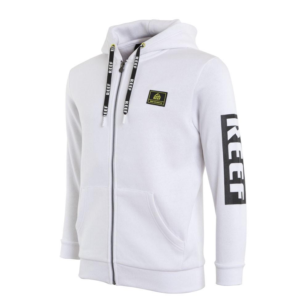 Poleron Kids Hoodie White Zipper