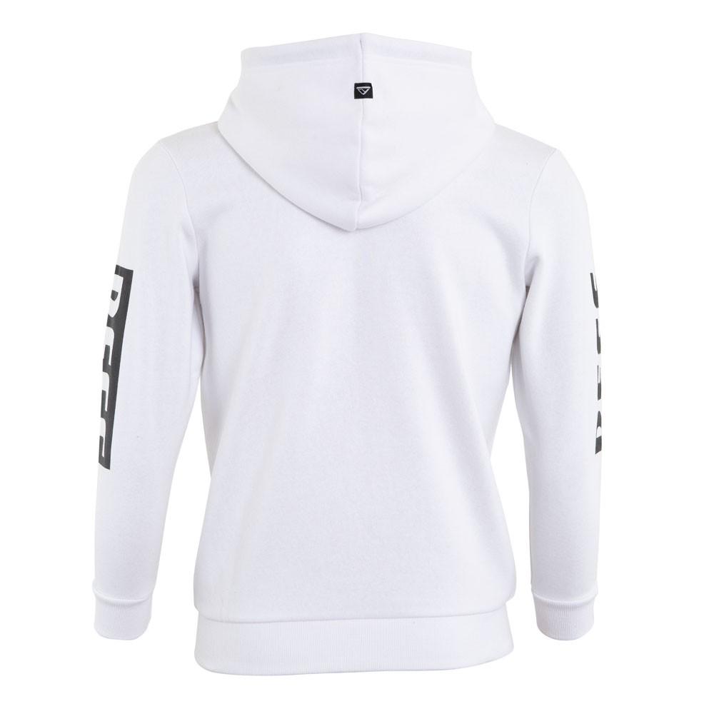 Poleron Kids Hoodie White Zipper