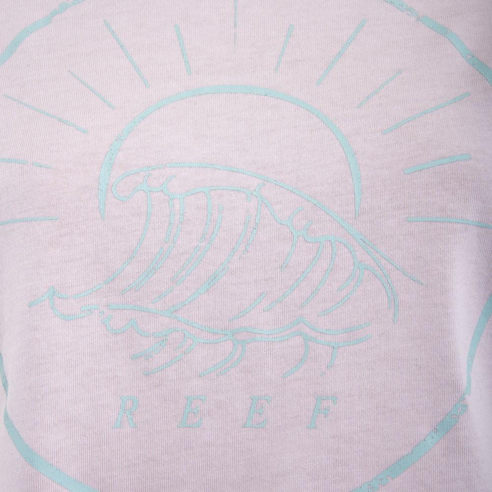 Polera Kids Crop Top Pink Wave