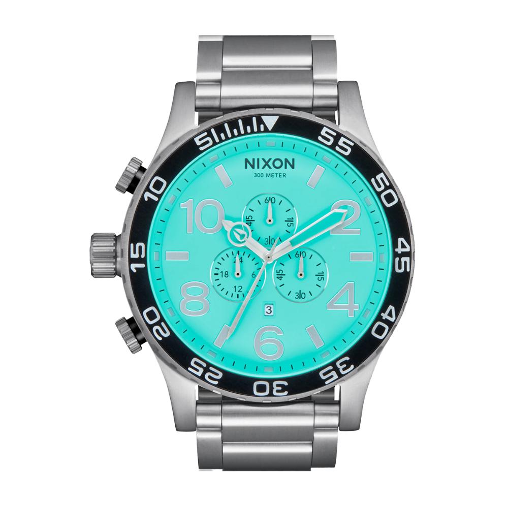 Reloj 51-30 Chrono Silver Turquoise
