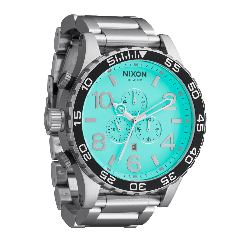 Reloj 51-30 Chrono Silver Turquoise