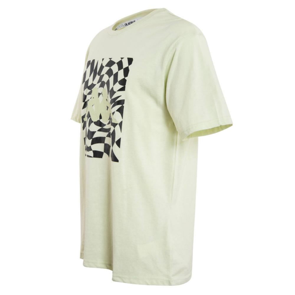 Polera Men Mint Logo Front checkboard