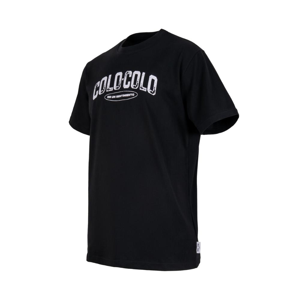 Polera Colo Colo Hombre Es un sentimientoi Negro