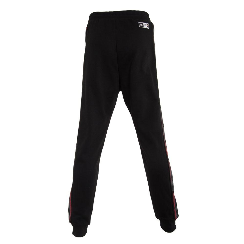 Pantalón Colo Colo Urbano Black Diseño Banda Lateral Grey Red