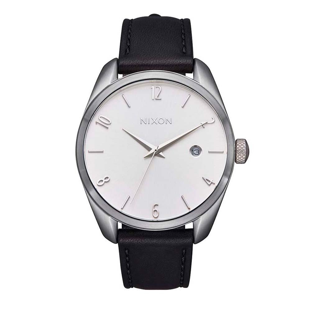 Reloj Thalia Leather Silver Black Nixon
