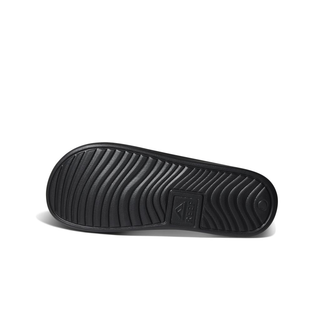 Sandalia Reef  Mujer  One Slide black silver